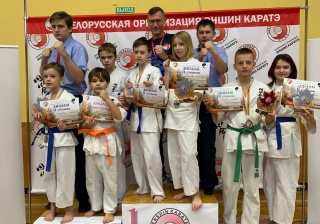 Участие в Открытом турнире по Эншин каратэ "Золото полесья" в Республике Беларусь